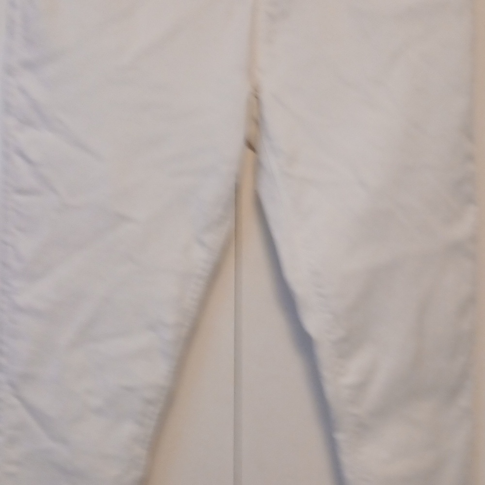 DG2 by Diane Gilman White Ankle Tie Stretch Jeans - Picture 11 of 12